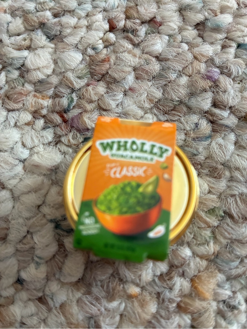 Wholly Classic Guacamole Toy Jar - Orange/Green RARE GOLDEN WHOLLY !!